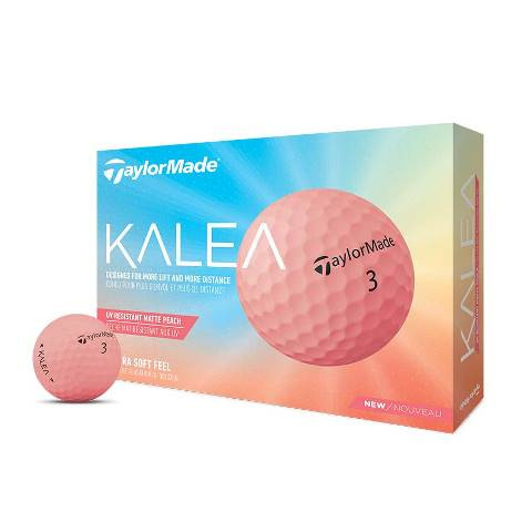 Piłki golfowe TAYLOR MADE KALEA (peach-brzoskwy mat, 12 szt.)