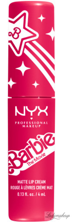 NYX Professional Makeup - BARBIE - MATTE LIP CREAM - Matowa pomadka w płynie - EDYCJA LIMITOWANA - 4 ml - 02 - PERFECT DAY PINK