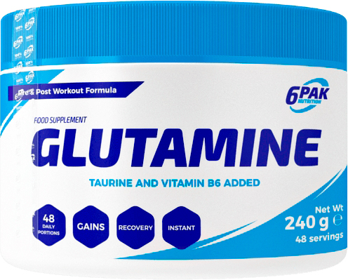 6PAK Nutrition Glutamina 240g Naturalny (5902811810845)