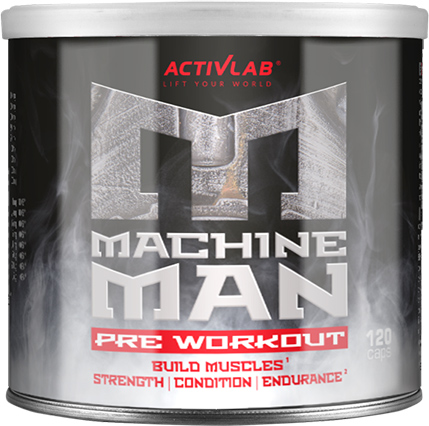 Kompleks przedtreningowy ActivLab Machine Man Pre Workout 120 kapsułek (5907368806440)