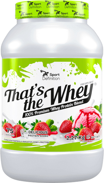 Białko Sport Definition Thats The Whey 2270 g Jar Strawberry Ice Cream (5902811801478)