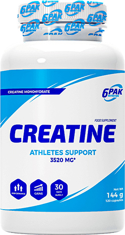 6PAK Creatine Monohydrate 120 kaps. (5902811815697)