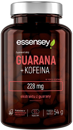 Essensey Guarana + Kofeina 90 kapsułek (5902114043513)