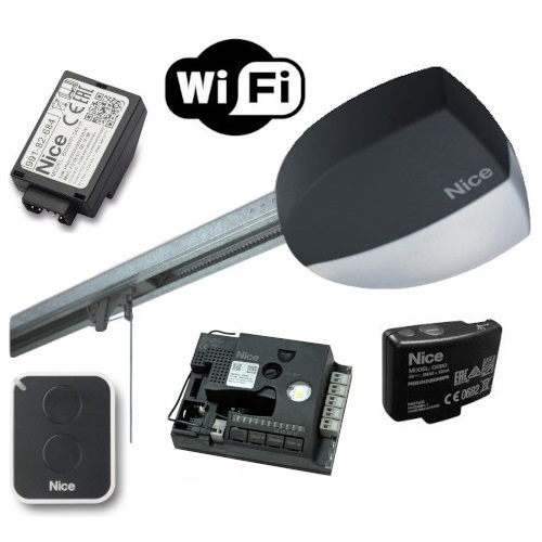 Nice Zestaw SPIN6041 24V ERA ONE + BIDI WIFI do bram garażowych o powierzchni do 13 m²