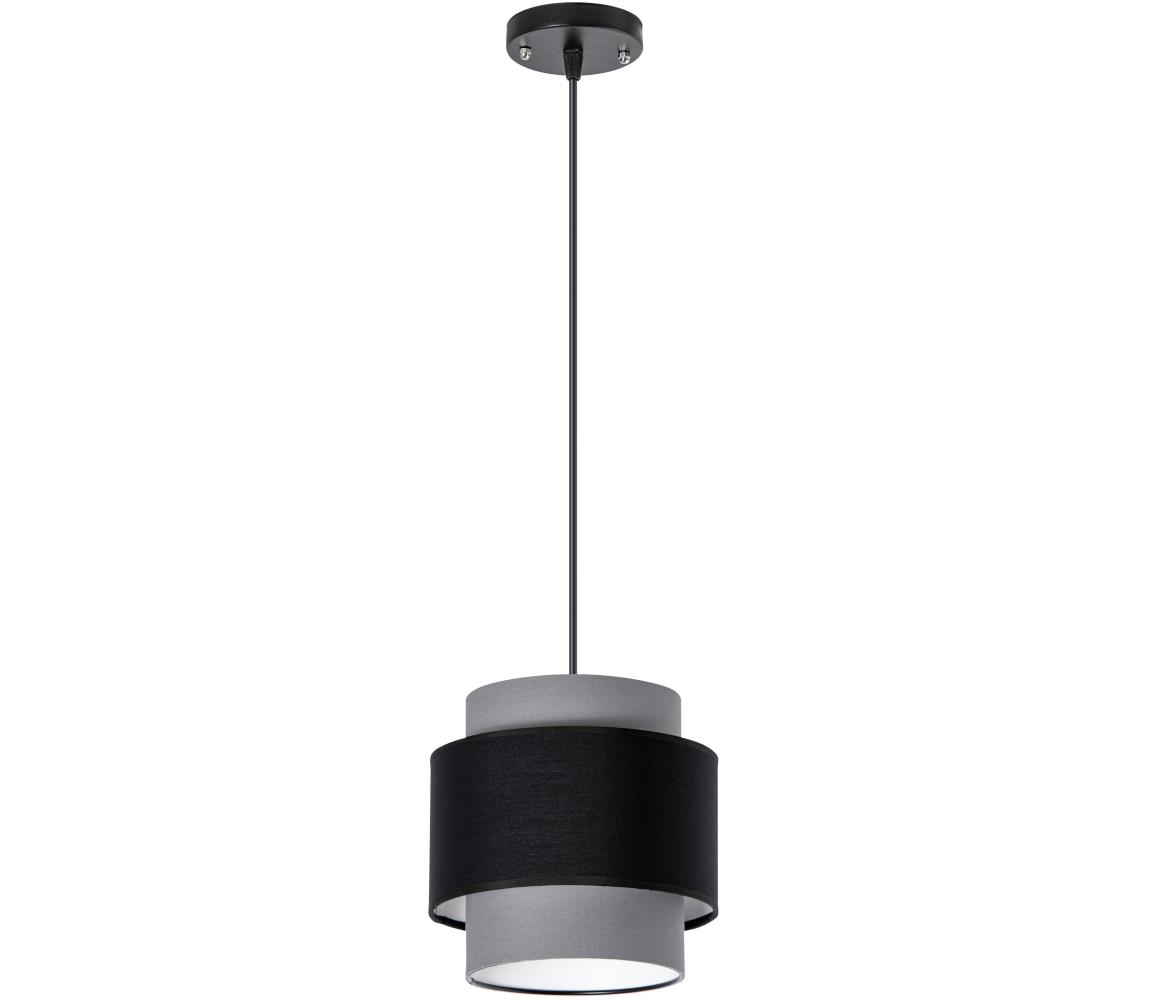 Żyrandol na lince 1xE27/60W/230V szary