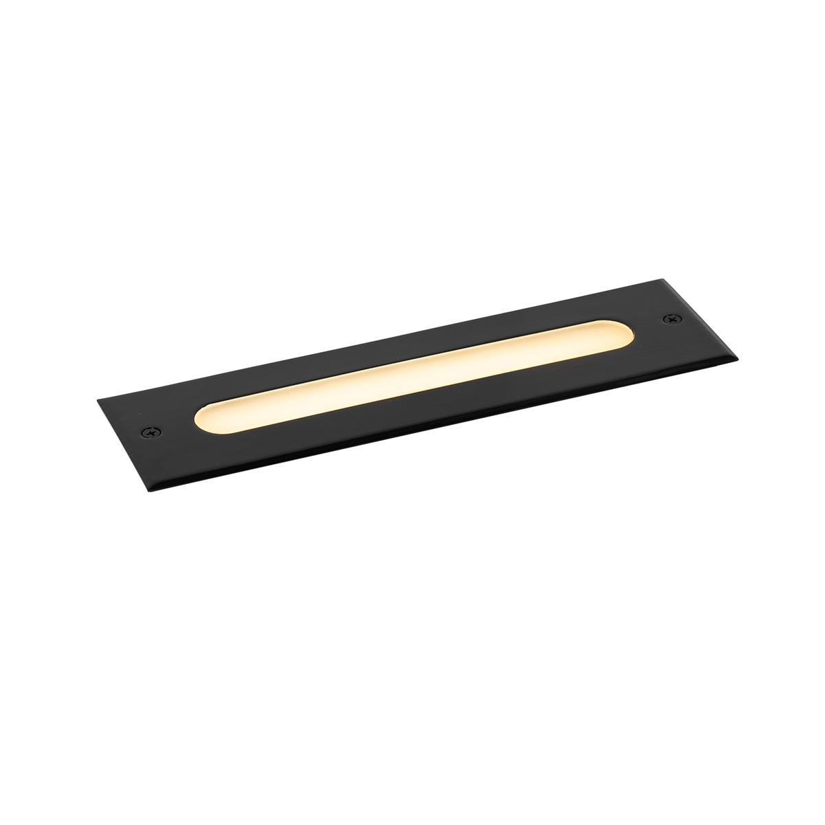 QAZQA Nowoczesny reflektor gruntowy czarny 30 cm z diodą LED IP65 - Eline