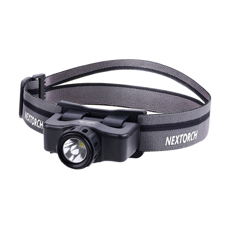 NEXTorch - Latarka czołowa akumulatorowa LED Max Star - 1200 lm - Czarna - MAX STAR