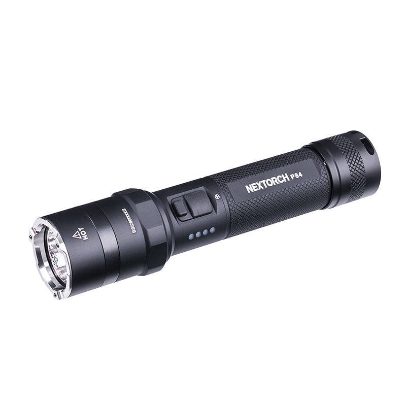 NEXTorch - Latarka taktyczna LED P84 z akumulatorem 4800 mAh - 3000 lm - Czarna - P84