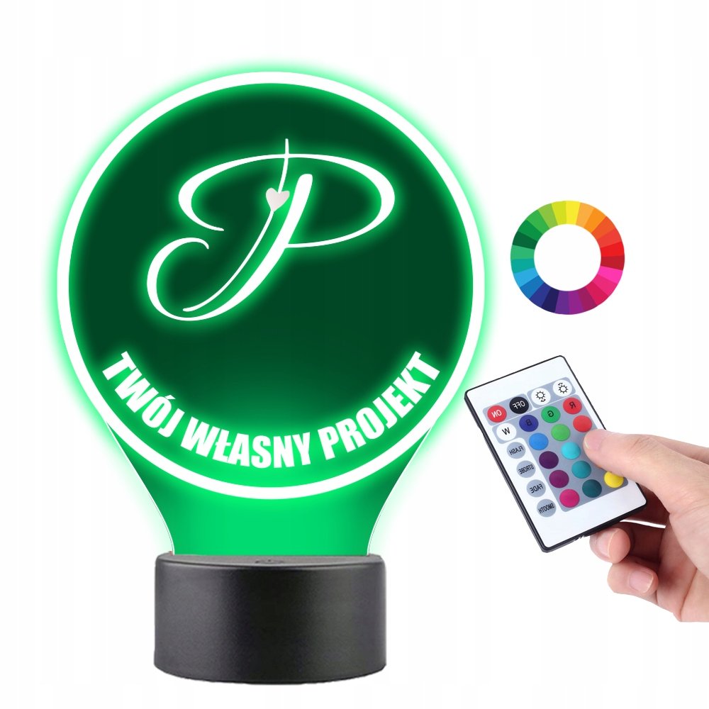 Lampka na Biurko Statuetka Twój Własny Projekt