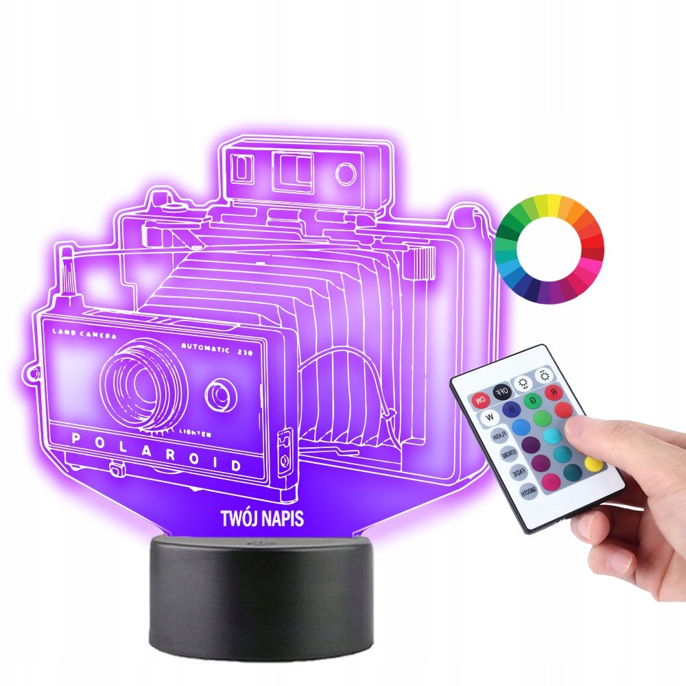 Lampka na Biurko Statuetka Aparat Fotograf Plexido