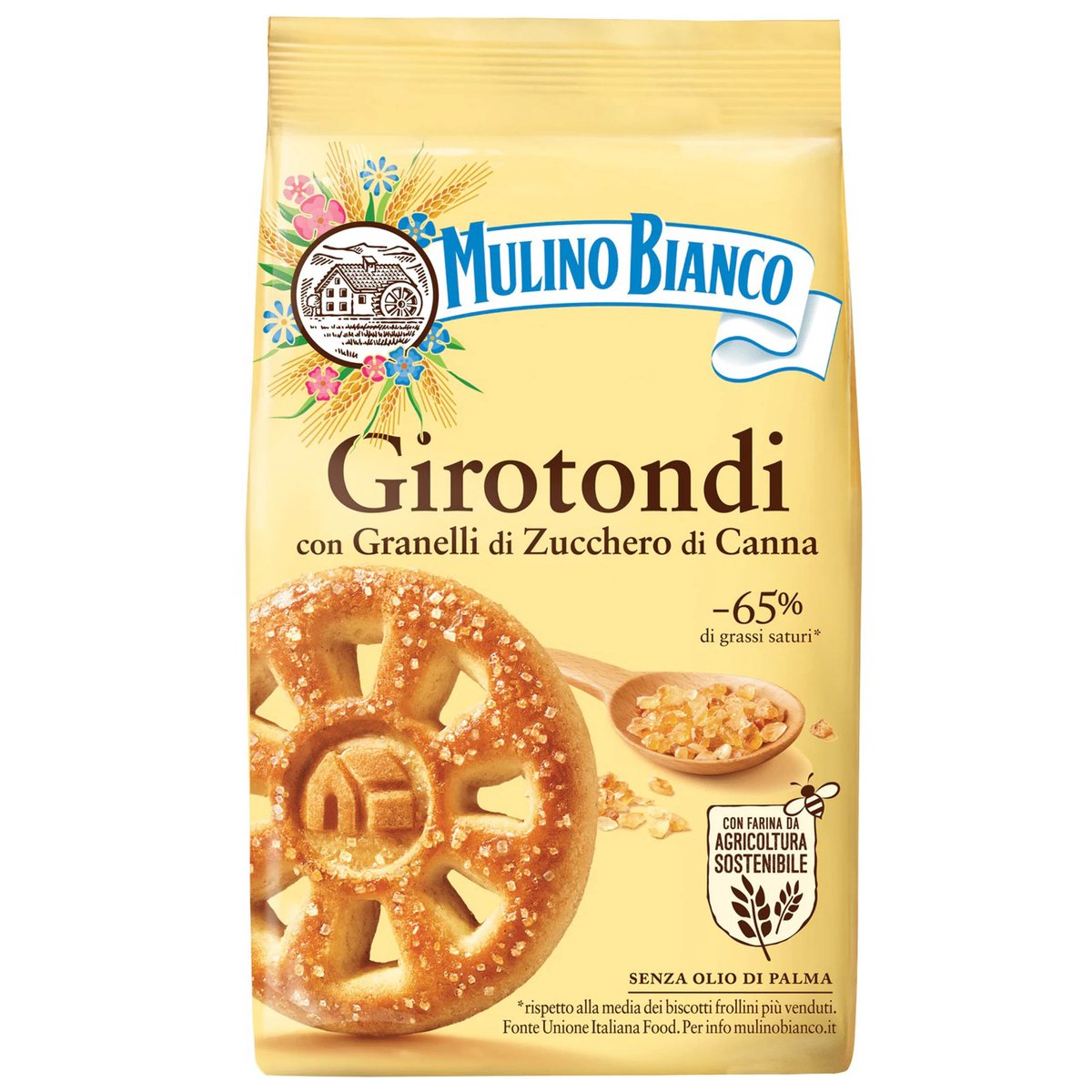 MULINO BIANCO Girotondi - kruche ciastka z cukrem 350g 1 paczka