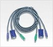 Aten CABLE HD15M/MD6M/MD6M--HD15F/M; 1.8M 2L-1001P/C