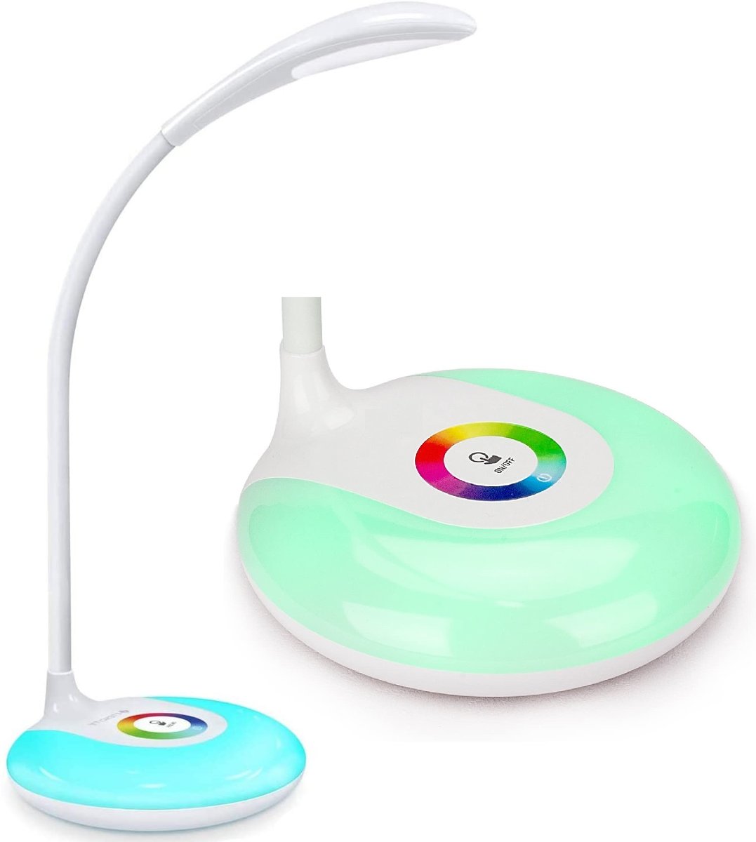 M011  LAMPKA BIURKOWA LED BIURKO LAMPA 256 KOLORÓW RGB  płaska podstawa