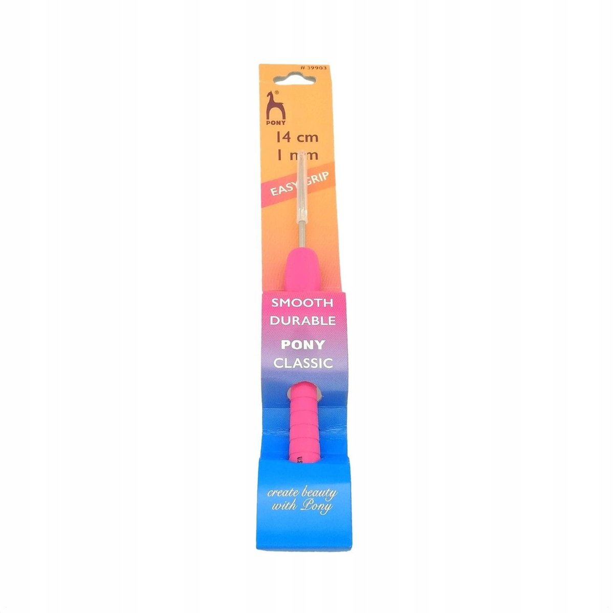 Szydełko ergonomiczne PONY EASY GRIP - 1,0 mm