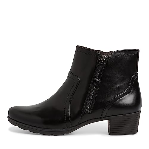 Jana Damskie Softline 8-25373-41 wygodne uniwersalne buty klasyczne buty na co dzień botki, czarny, 41 EU Weit