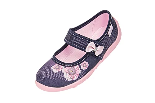 Vi-GGa-Mi Kamila kapcie dziewczęce, Dark Blue Pink, 33 EU