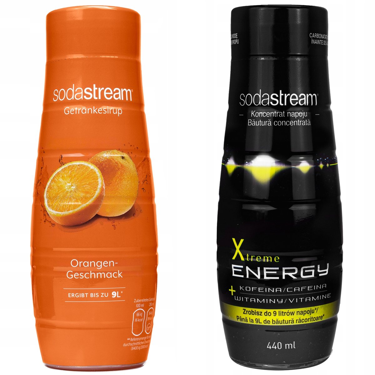 Syropy Sodastream Pomarańcza Xtreme Energy 440 Ml