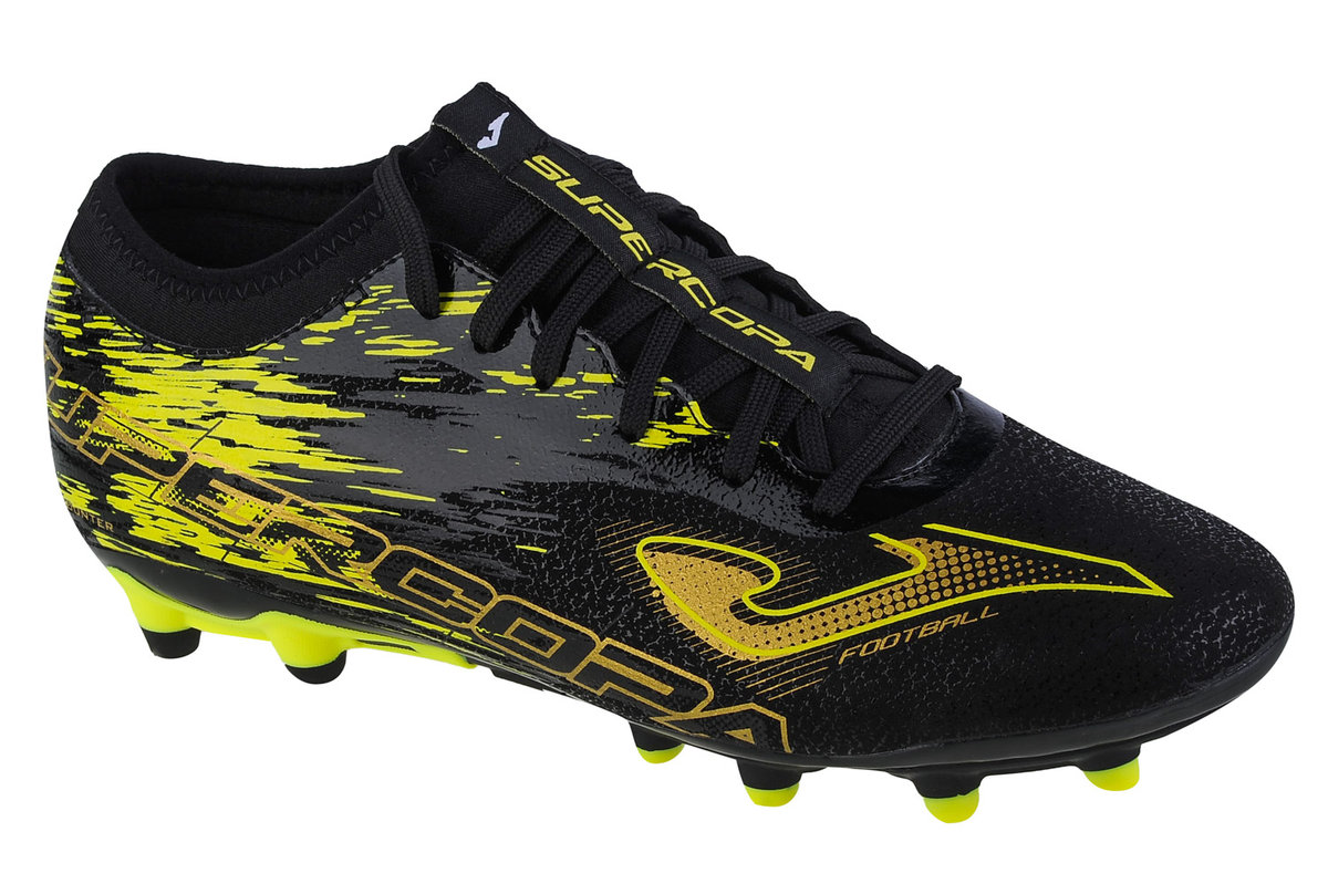 Joma Super Copa 2301 FG SUPW2301FG, Męskie, buty piłkarskie - korki, Czarne