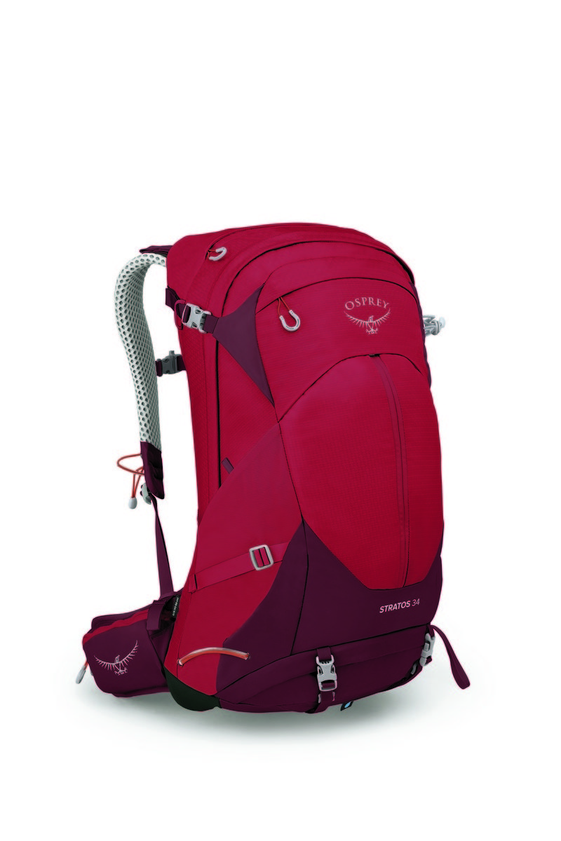 PLECAK TREKKINGOWY OSPREY STRATOS 34 POINSETTIA RED
