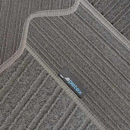 PETEX Jona dywanik samochodowy Premium dopasowany przód srebrny 2-częściowy