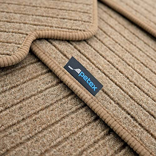 PETEX Jona dywanik samochodowy Premium dopasowany przód beżowy 2-częściowy