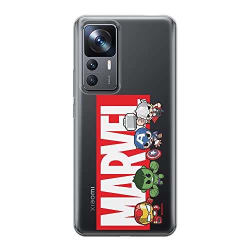 ERT GROUP etui na telefon Xiaomi 12T/12T pro/K50 Ultra, case oryginalny i oficjalnie licencjonowany przez Marvel, wzór 010, optymalnie dopasowane, plecki z TPU częściowo przeźroczyste