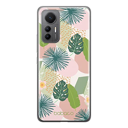 ERT GROUP etui na telefon Xiaomi 12 LITE, case oryginalny i oficjalnie licencjonowany przez Babaco, wzór Plants 012, optymalnie dopasowane, plecki z TPU
