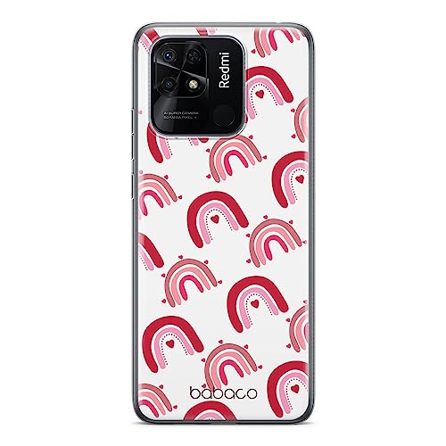ERT GROUP etui na telefon Xiaomi REDMI 10C, case oryginalny i oficjalnie licencjonowany przez Babaco, wzór Rainbow 001, optymalnie dopasowane, plecki z TPU częściowo przeźroczyste