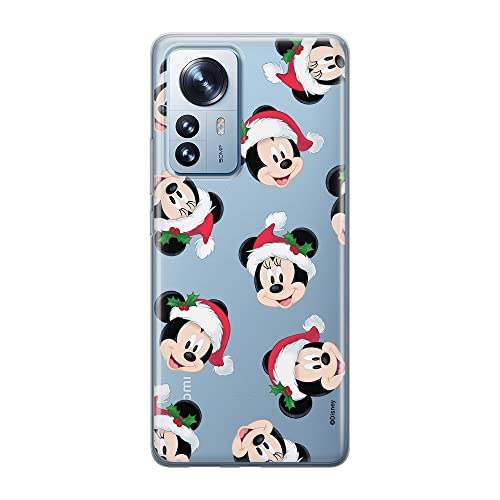 ERT GROUP etui na telefon Xiaomi 12 / 12X, case oryginalny i oficjalnie licencjonowany przez Disney, wzór Mickey & Minnie 016, optymalnie dopasowane, plecki z TPU częściowo przeźroczyste