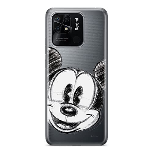 ERT GROUP etui na telefon Xiaomi REDMI 10C, case oryginalny i oficjalnie licencjonowany przez Disney, wzór Mickey 004, optymalnie dopasowane, plecki z TPU częściowo przeźroczyste