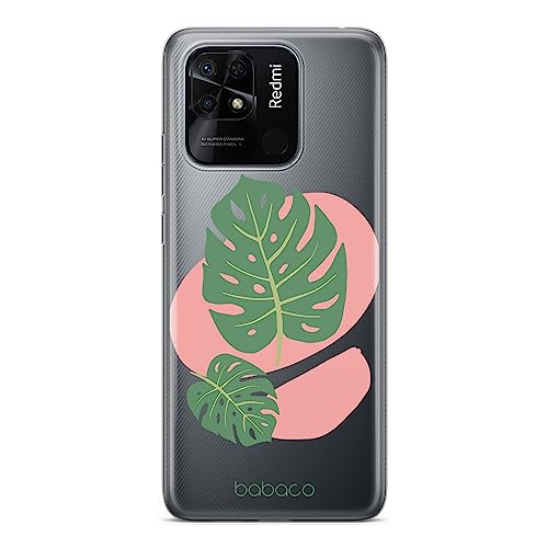 ERT GROUP etui na telefon Xiaomi REDMI 10C, case oryginalny i oficjalnie licencjonowany przez Babaco, wzór Plants 011, optymalnie dopasowane, plecki z TPU częściowo przeźroczyste