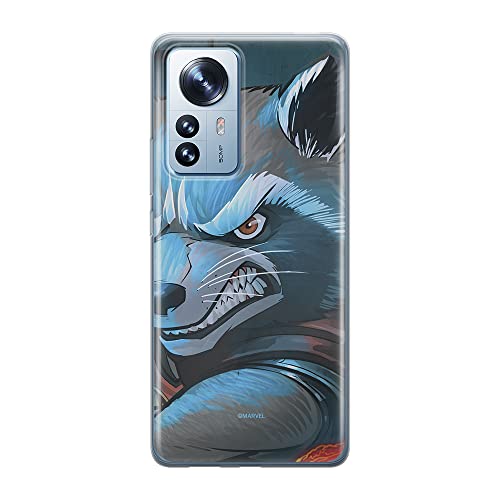 Etui Rocket 005 Marvel Nadruk pełny Granatowy Producent: Xiaomi, Model: 12 / 12X