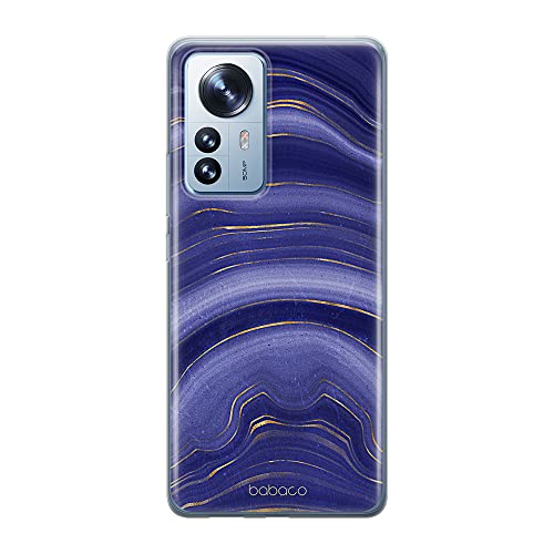 ERT GROUP etui na telefon Xiaomi 12 PRO, case oryginalny i oficjalnie licencjonowany przez Babaco, wzór Marble 005, optymalnie dopasowane, plecki z TPU