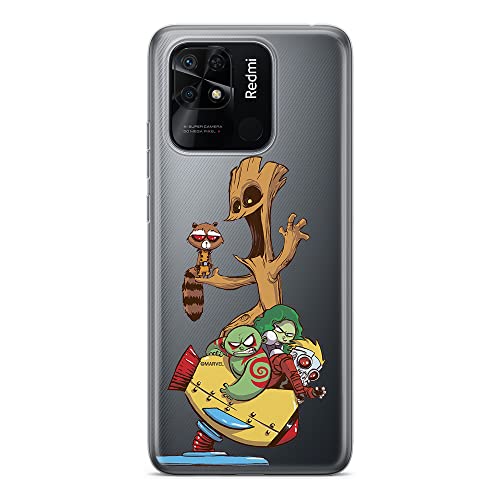 Etui Strażnicy Galaktyki 020 Marvel Nadruk częściowy Przeźroczysty Producent: Xiaomi, Model: REDMI 10C