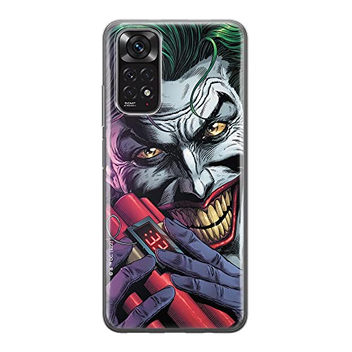 ERT GROUP etui na telefon Xiaomi REDMI NOTE 11S 4G / REDMI NOTE 11 4G, case oryginalny i oficjalnie licencjonowany przez DC, wzór Joker 013, optymalnie dopasowane, plecki z TPU