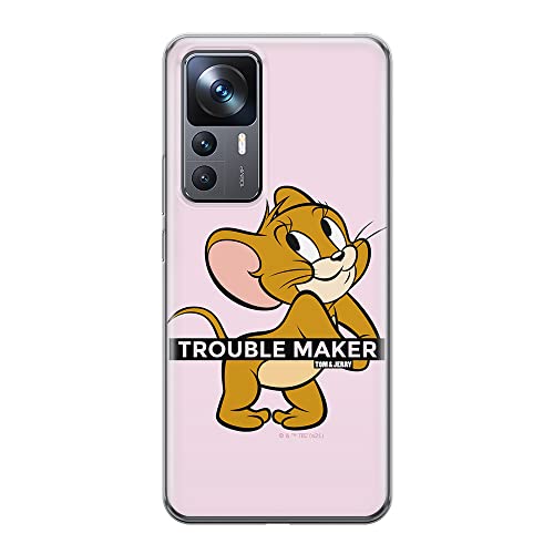 ERT GROUP etui na telefon Xiaomi 12T/12T pro/K50 Ultra, case oryginalny i oficjalnie licencjonowany przez Tom & Jerry, wzór 012, optymalnie dopasowane, plecki z TPU