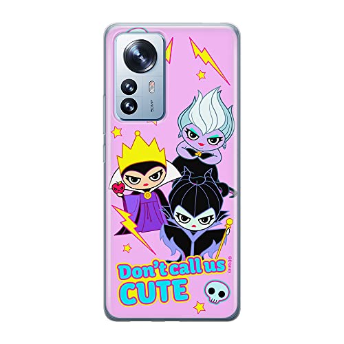 ERT GROUP etui na telefon Xiaomi 12 PRO, case oryginalny i oficjalnie licencjonowany przez Disney, wzór Disney Villains 003, optymalnie dopasowane, plecki z TPU