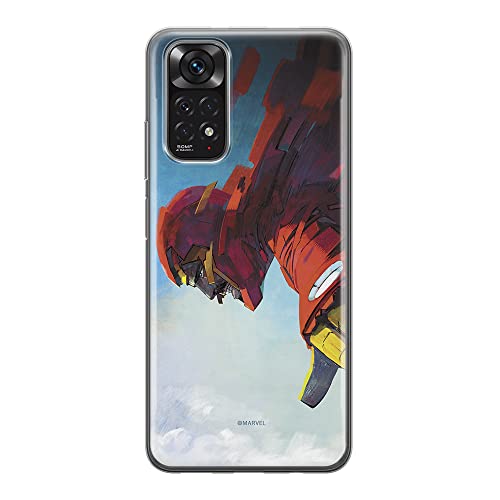 ERT GROUP etui na telefon Xiaomi REDMI NOTE 11S 4G / REDMI NOTE 11 4G, case oryginalny i oficjalnie licencjonowany przez Marvel, wzór Iron Man 015, plecki z TPU