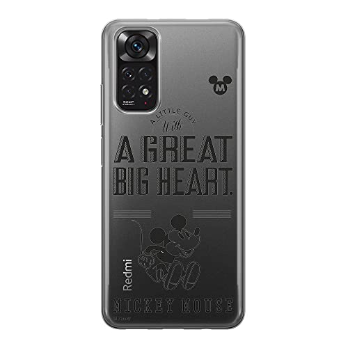 ERT GROUP etui na telefon Xiaomi REDMI NOTE 11S 4G / REDMI NOTE 11 4G, case oryginalny i oficjalnie licencjonowany przez Disney, wzór Mickey 006, plecki z TPU częściowo przeźroczyste