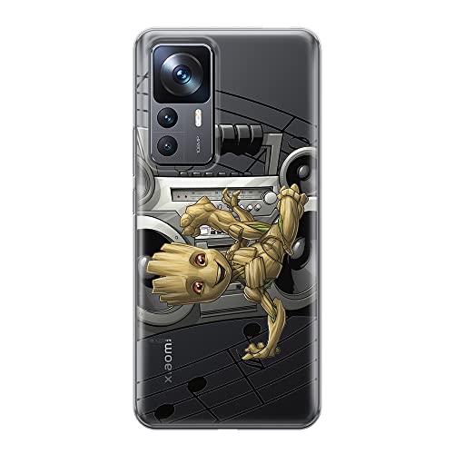 Etui Groot 004 Marvel Nadruk częściowy Przeźroczysty Producent: Xiaomi, Model: 12T/ 12T pro/ K50 Ultra
