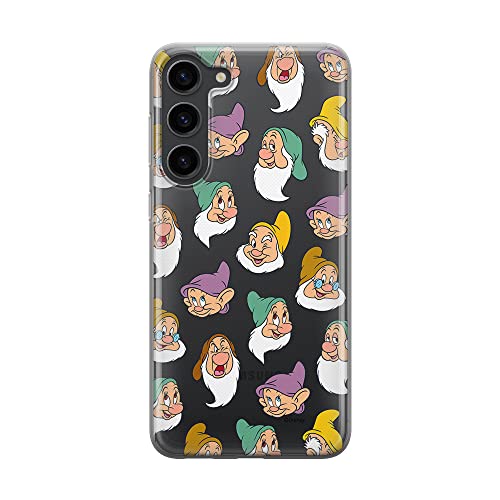 ERT GROUP etui na telefon Samsung S23, case oryginalny i oficjalnie licencjonowany przez Disney, wzór Snow White and the Seven Dwarfs 015, optymalnie dopasowane, plecki z TPU częściowo przeźroczyste