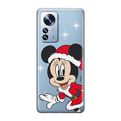 ERT GROUP etui na telefon Xiaomi 12 / 12X, case oryginalny i oficjalnie licencjonowany przez Disney, wzór Minnie 062, optymalnie dopasowane, plecki z TPU częściowo przeźroczyste