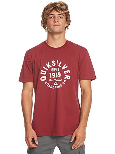 Quiksilver Podstawowa koszulka męska czerwona XL