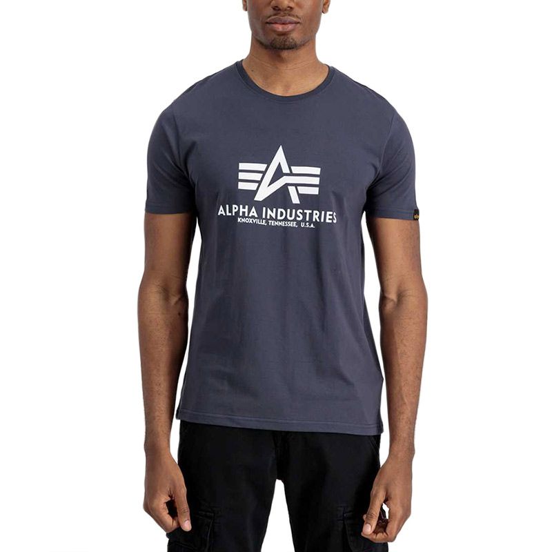 Koszulka Alpha Industries Basic T-shirt 10050102 - granatowa