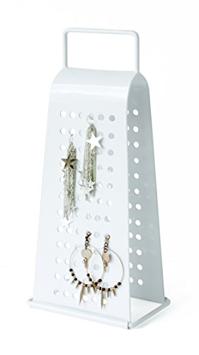 Gelco 3467937095610 Stojak na biżuterię Recup metal biały 9x11,5x26 cm