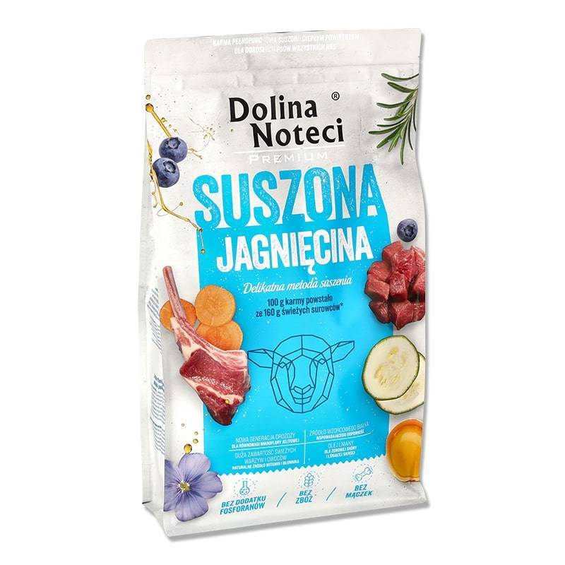 DOLINA NOTECI Premium Jagnięcina- karma suszona dla psa 9kg
