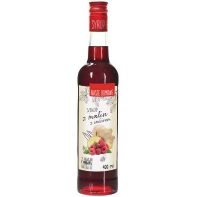 Premium Rosa Syrop z Malin z Imbirem 400ml -