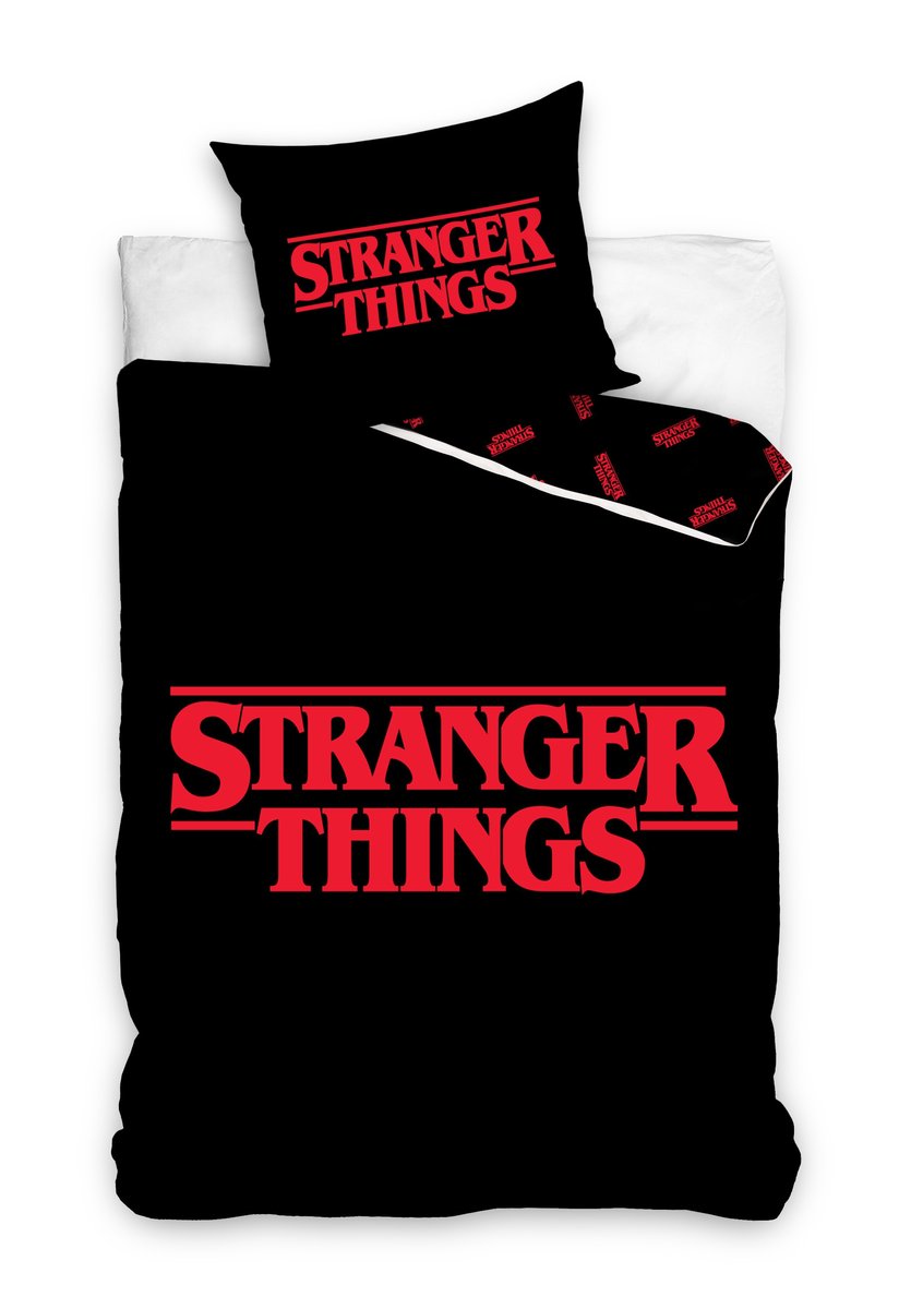 Carbotex pościel dziecięca Stranger Things Black