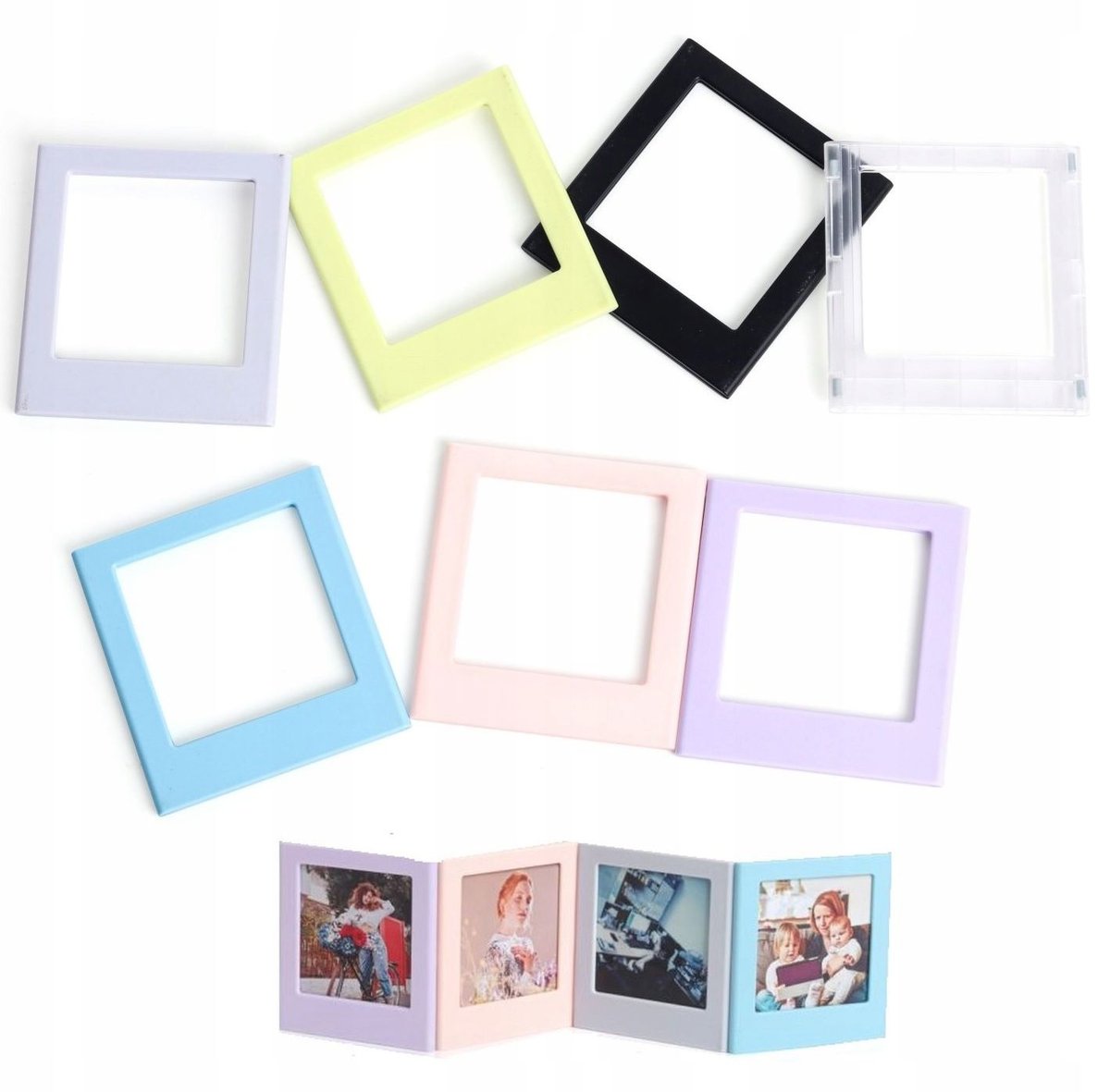 Zestaw 7x Ramka Magnes Na Lodówkę Do Fujifilm Instax Square Sq40 / Sq1 / Sq6 / Sq10 / Sq20 / Link