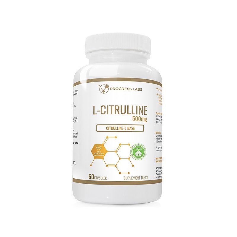 L-Citrulline 500mg, 120kaps.